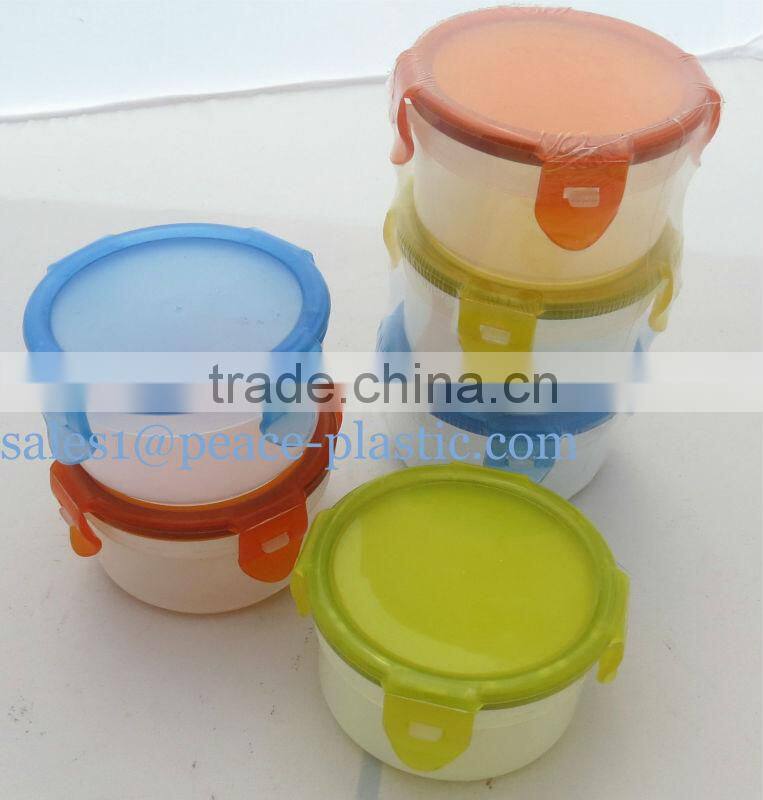 2014 New Style microwavable promotional airtight plastic food container