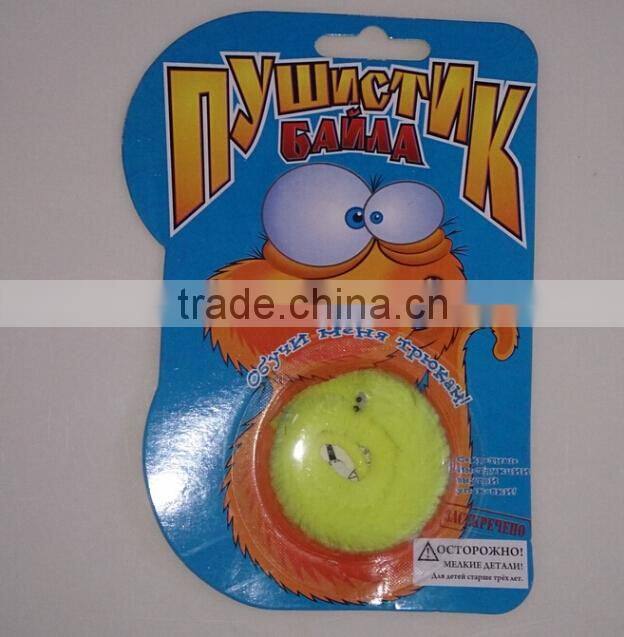 2016 Italy blister card magic tricks mr fuzzy magic worm toy