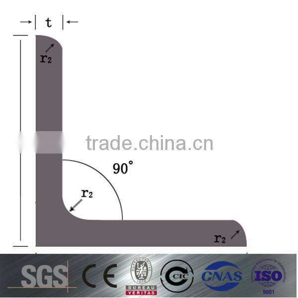 angle bar standard length/prime structural ms steel astm angle iron sizes, s235jr-s355jr,ss400,a36