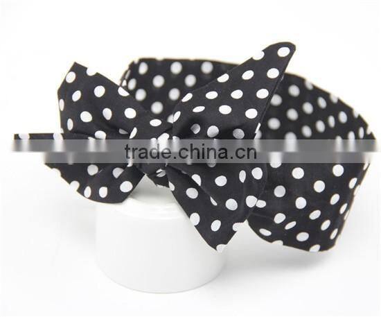 baby headband 2016 bow headband dot hairband