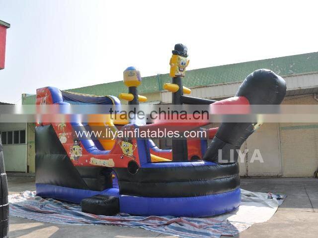 Top quality discount inflatable pirate boat