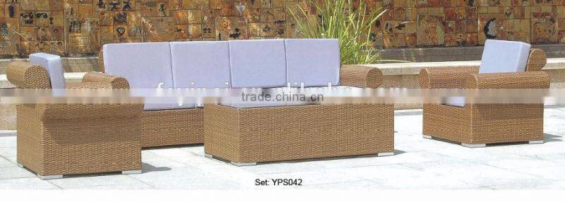 00 indoor living room furniture simple style comfortable leisure rattan sofa set YPS038