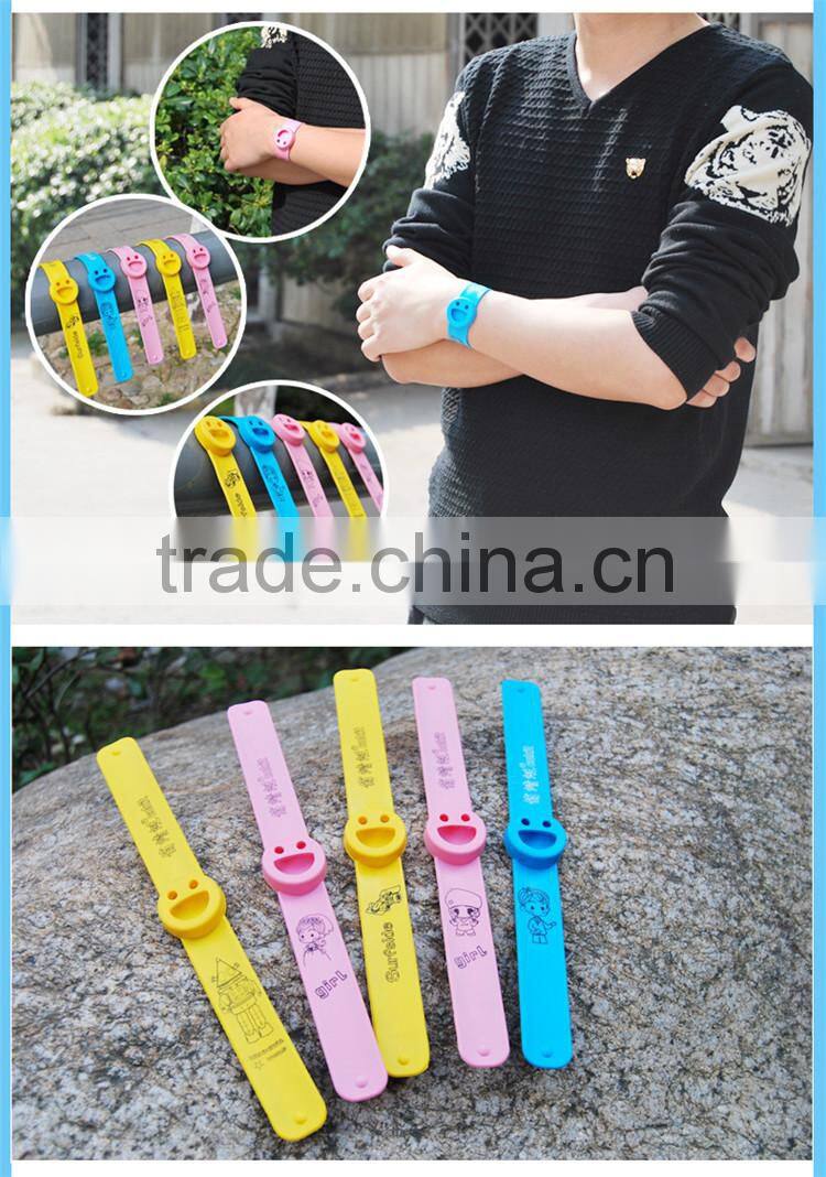 Hot selling silicone anti-mosquito bracelet silicone repellent mosquito wristbands