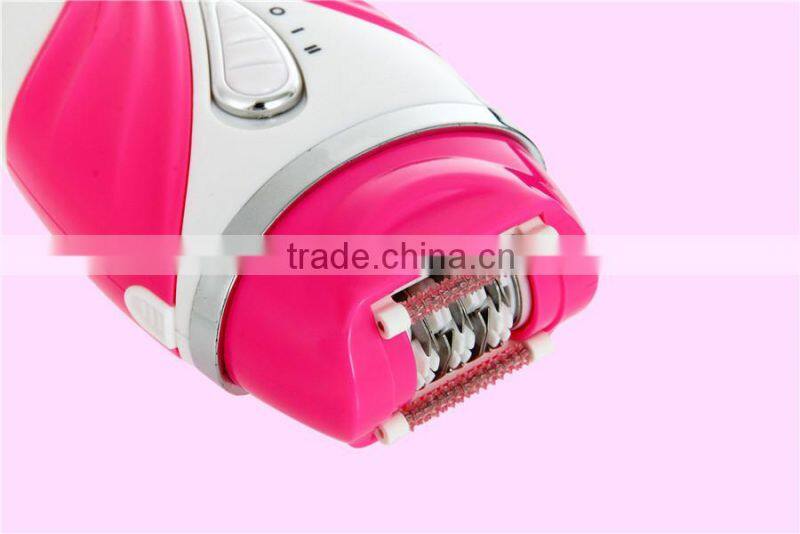 Wholesale rechargeable soft dordless epilator for female