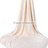 100% polyester knit solid micro fleece with sherpa throw