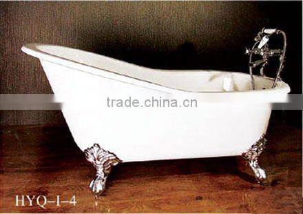 supply drop- in cast iron enamel bathtub