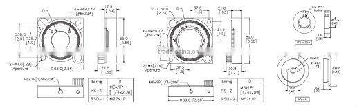 RS-1/2 compact rotary stages