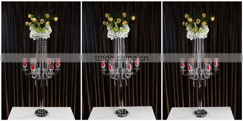 wholesale new fashion crystal party decoration wedding birthday flower stand