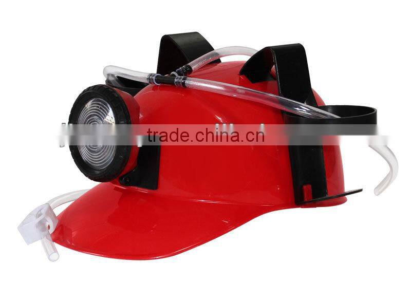 Promotional blue dringking hat beer cap drink cap with light