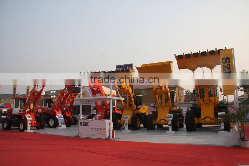 Shanghai Bauma fair popular SZM936 articulatedl wheel loader for sale with Rops/fops