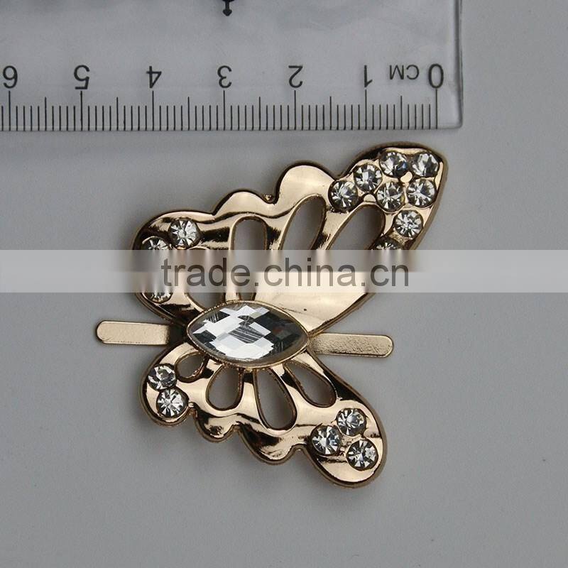 golden high plating butterfly buckel&shoes butterflyr upper shoes for sandal
