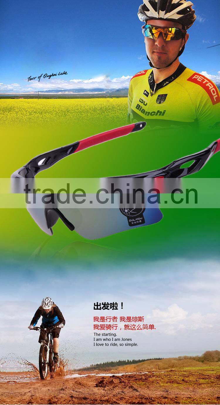 hot sale special price Men and women outdoor cycling glasses colorful windproof sunglasses