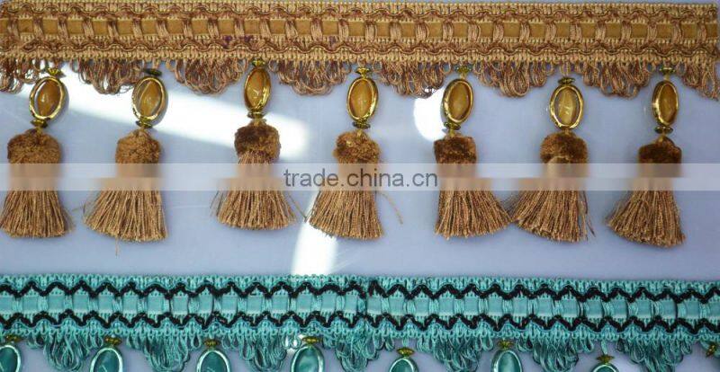 best sell tassel fringe for curtains and cushion,curtain tassel lace