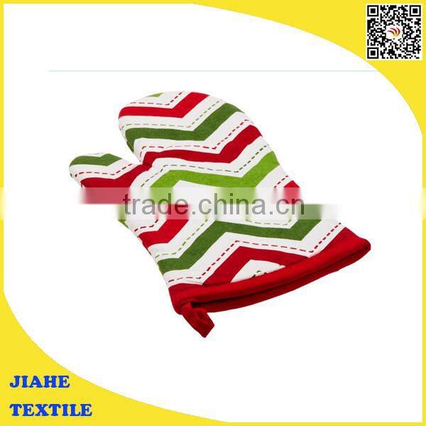 Canvas love kitchen funny double oven mitt