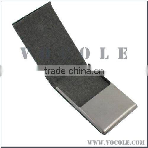 Stylish Metal Leather ATM Card Holder