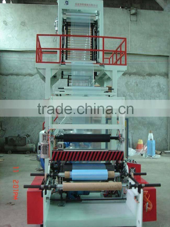 latest rotary die head pe film extrusion line