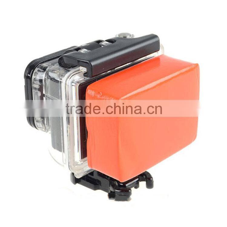 for Gopro Floaty sponge for Gopro Hero 3+/3/2/1, with 3M sticker, Red, Yellow, Green GP46