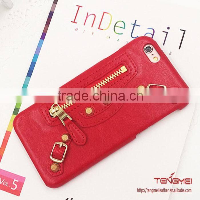 stylish phone cover for iphone 6 plus classical revet for iphone 6 plus case