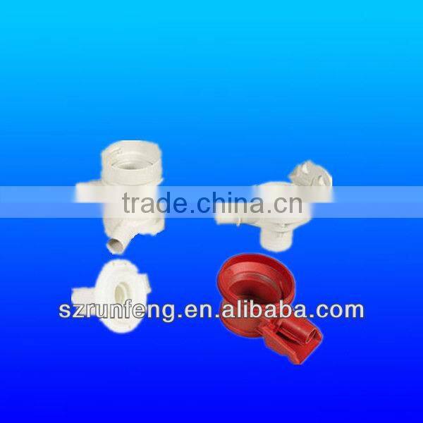 Plastic injection pipe fitting for household
