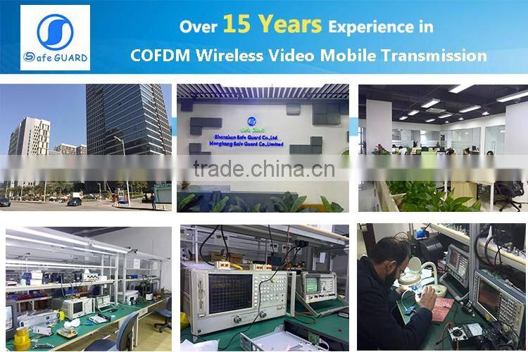 wireless internet transmitter COFDM digital video audio transceiver