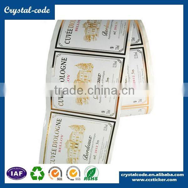 Waterproof transparent self adhesive sticker