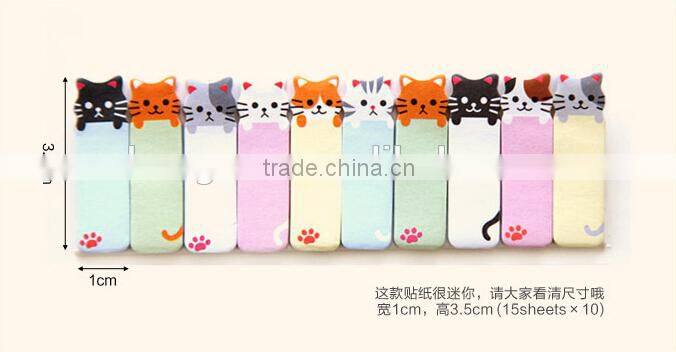Hot new animal shaped post notes stick marker
