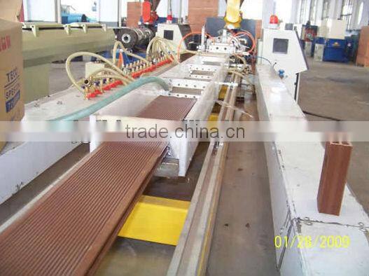 outdoor wpc tile wood and plastic composition extruder machine