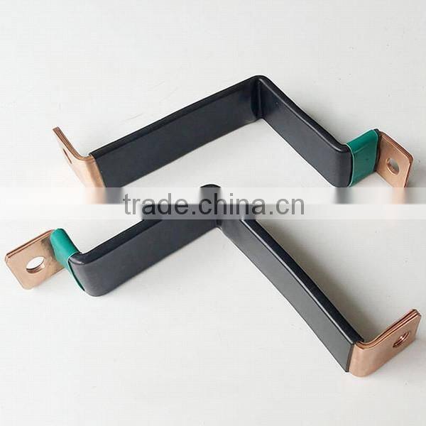 For electrical power used in a variety of electrical equipment flexible flat copper busbar