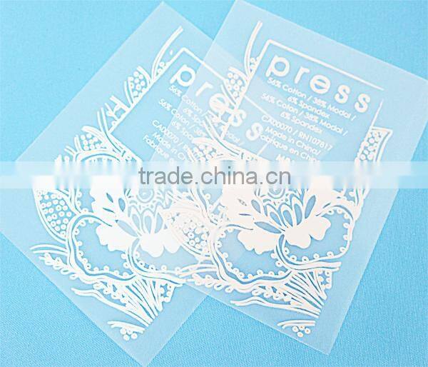 Soft Feeling 3D Raised Removed PVC Rubber Label