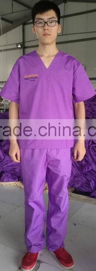 Hospital nursing work scrubs clothes UNISEX nurse uniforms scrub clothing