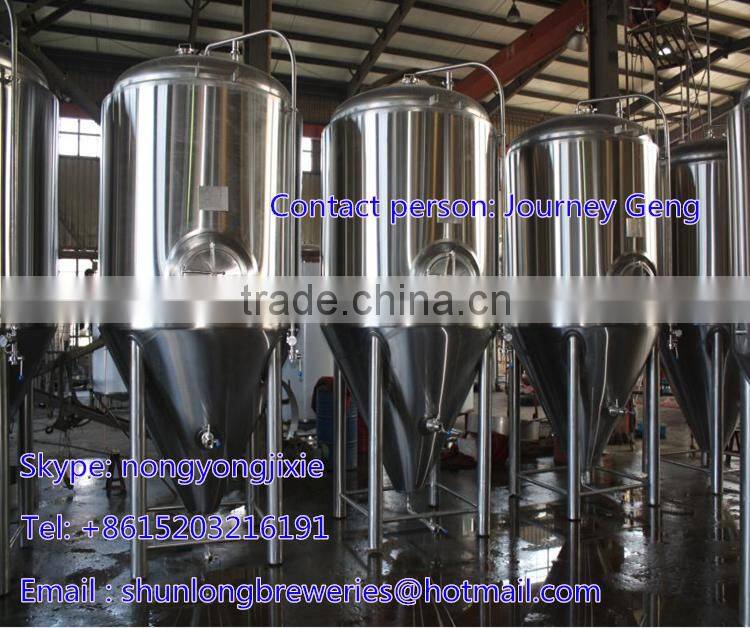 stainless steel beer making equipment with insulatio jacket tank