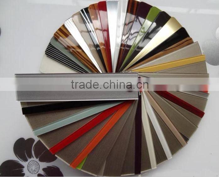 Chinese solid color and wood grain color PVC edge banding