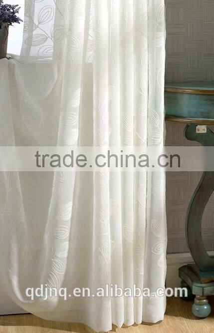 Wholesale China Elegent Patterned Modern Embroidered Sheer Voile Curtains