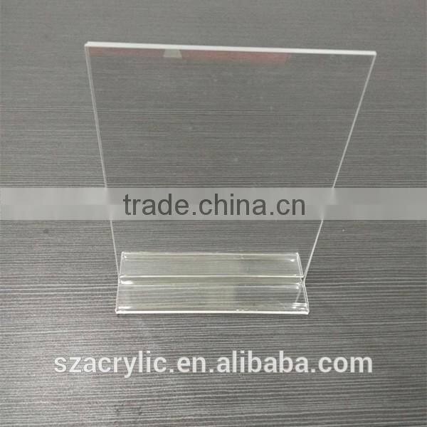 acrylic table sign
