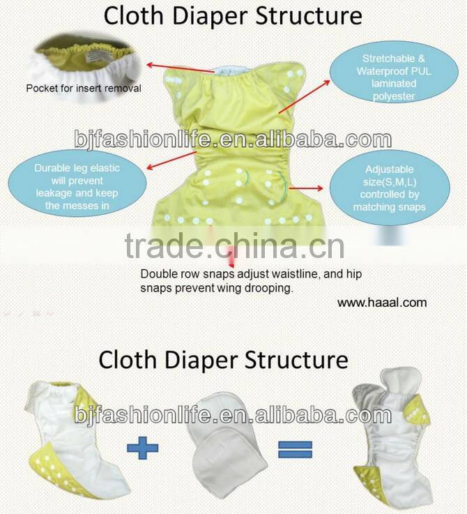 2016 popular bamboo velour diaper with different colors