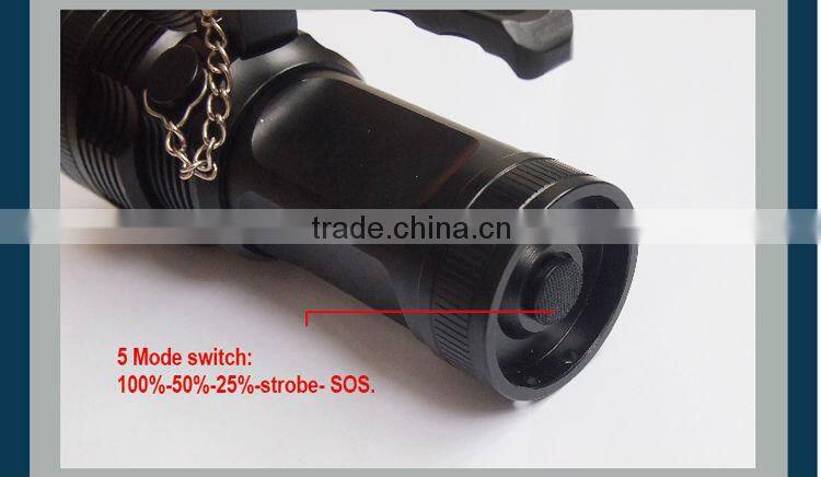 2015 Super Bright XM-L T6 aluminum High power spotlight 2000lm