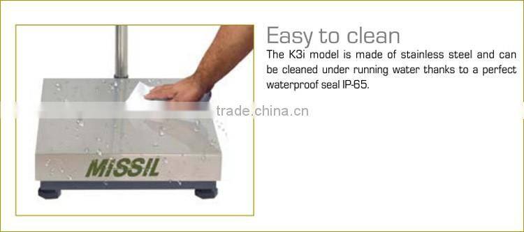 150kg / 20g MISSIL F2-150 LCD Display Animal Weighing Scale