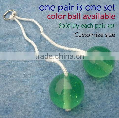 wholesale novelty gift toy click clack balls with handle