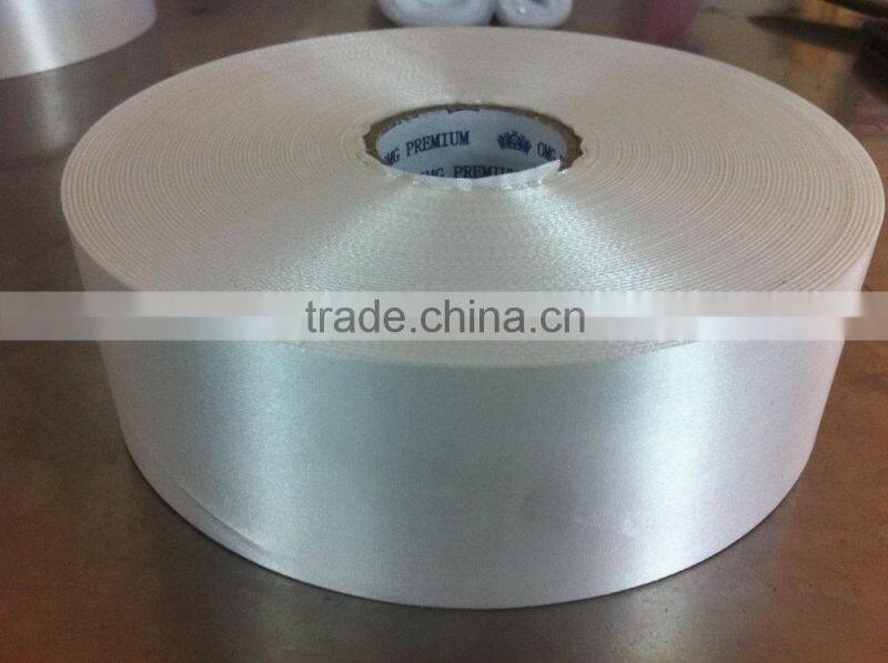2015 Wholesale Black Color Satin Ribbon 50mm