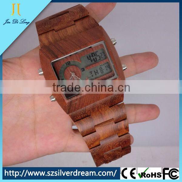 2014 New Arrival OEM/ODM Japan Movement Quartz Custom Wood Watch