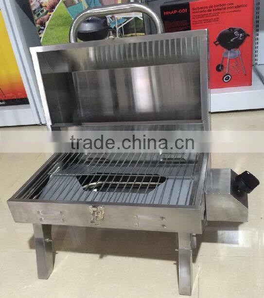 High quality stainless steel small propane gas type bbq grill