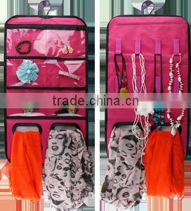 Most Fashion Hanging Jewelry Organizer with 80 Transparent Pockets