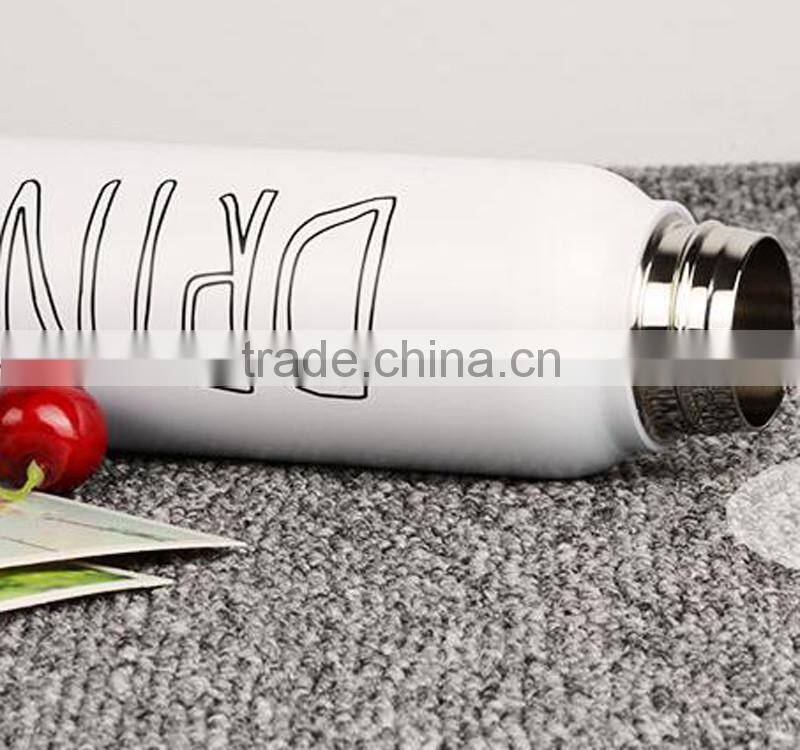New Product 2016 Vacuum Insulated Double Walll Stainless Steel Water Bottle