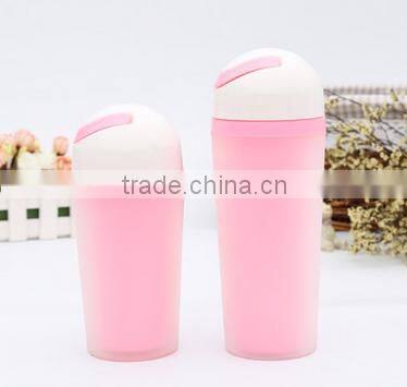 Bpa Free Colorful Portable Plastic Double Wall Sport Water Bottle for Gift