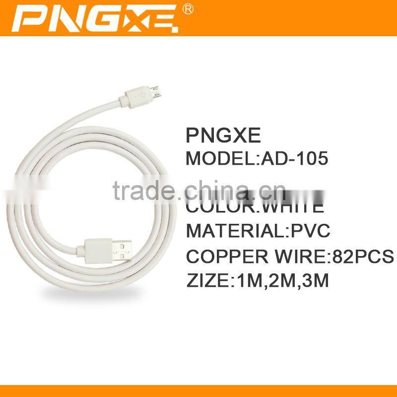 2015 New design high speed charging 3m sync data micro usb cable bulk for iphone 6 usb a cable