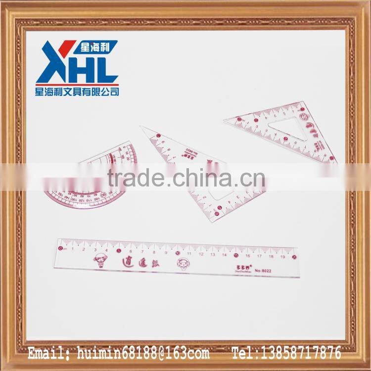 stationery new custom design triangular scale ruler