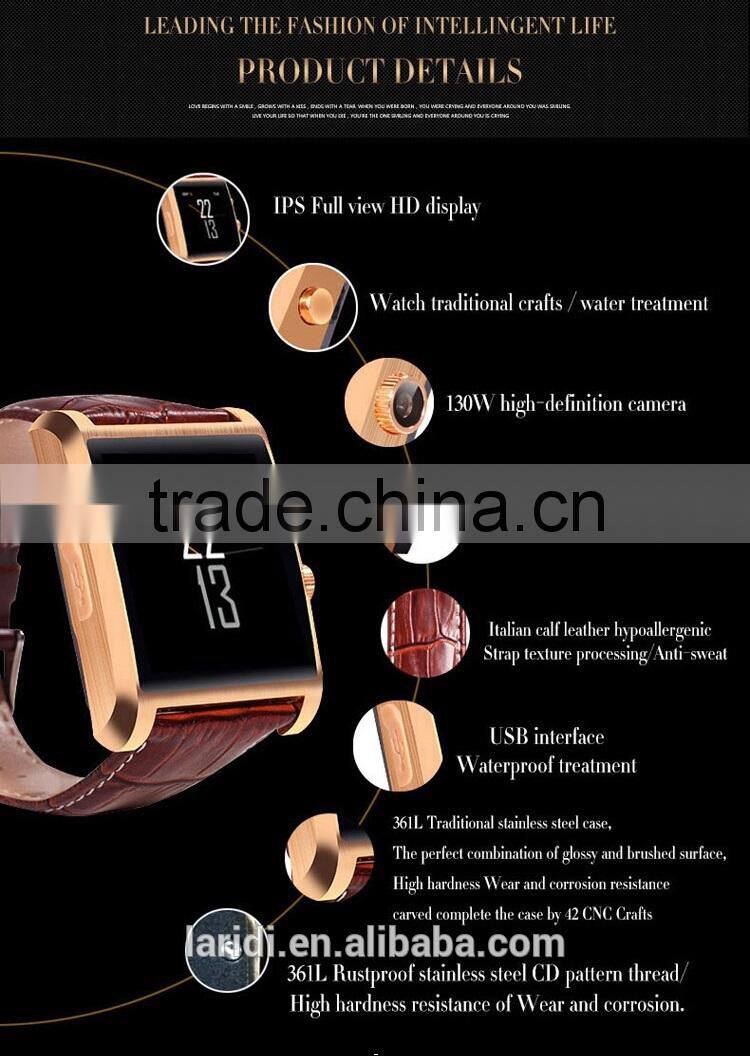 2015 New arrived smartwatch DM08 Smart watch with bluetooth podemeter heart rate monitor and many functions