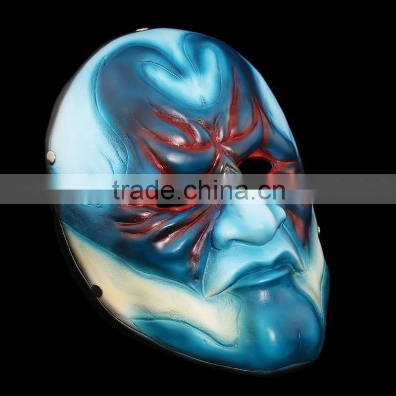 Hot Selling High Quality Cosplay Halloween Party Resin Payday Mask