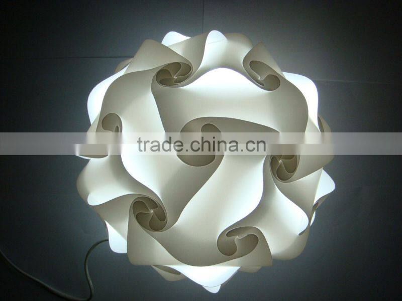 Modern Contemporary DIY Elements IQ Jigsaw Puzzle Lamp Shade Ceiling Pendant Lamp Ball Light Lighting
