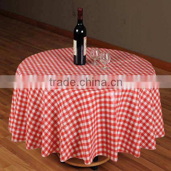 Plastic table cover /cheap PVC table cloth